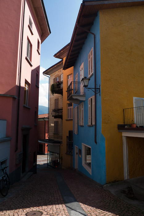 Ascona, starting uphill