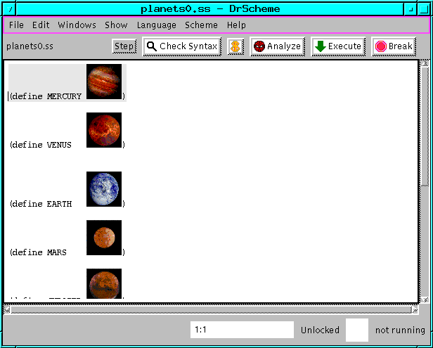 [planets in DrScheme]