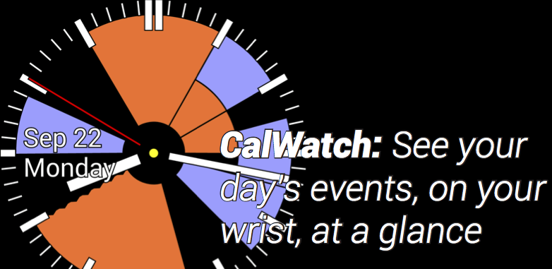 CalWatch: See your day's events, on your wrist, at a glance